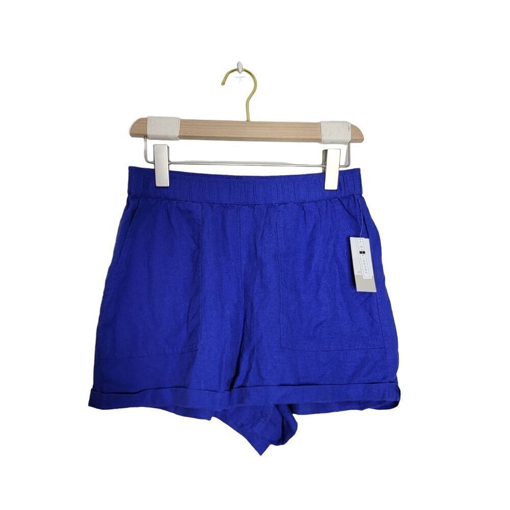 BP Linen Blend Shorts Size Small Blue NWT Summer Casual